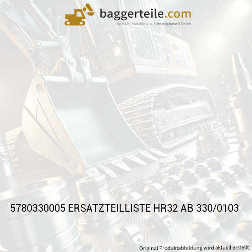 5780330005 ERSATZTEILLISTE HR32 AB 330/0103