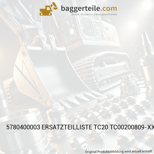 5780400003 ERSATZTEILLISTE TC20 TC00200809-XXXX FR
