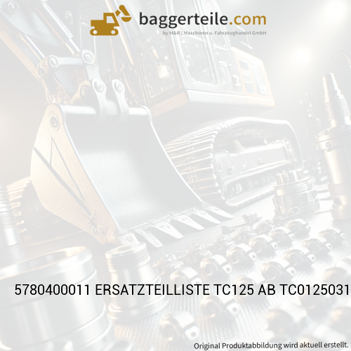 5780400011 ERSATZTEILLISTE TC125 AB TC01250313