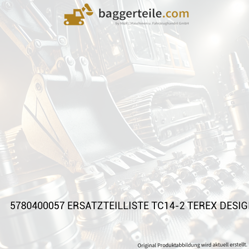 5780400057 ERSATZTEILLISTE TC14-2 TEREX DESIGN TC0142/0100-XX