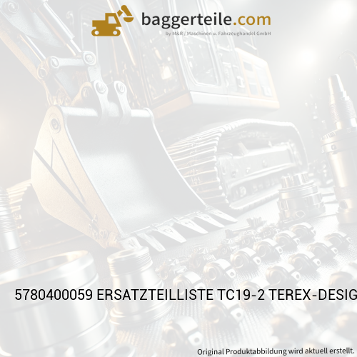5780400059 ERSATZTEILLISTE TC19-2 TEREX-DESIGN TC0192/0100-XX