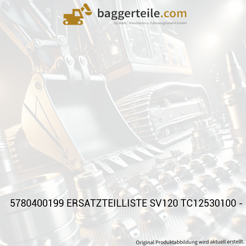 5780400199 ERSATZTEILLISTE SV120 TC12530100 - XXXX
