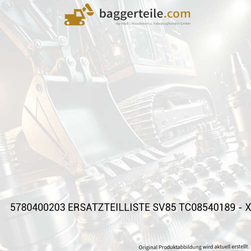 5780400203 ERSATZTEILLISTE SV85 TC08540189 - XXXX