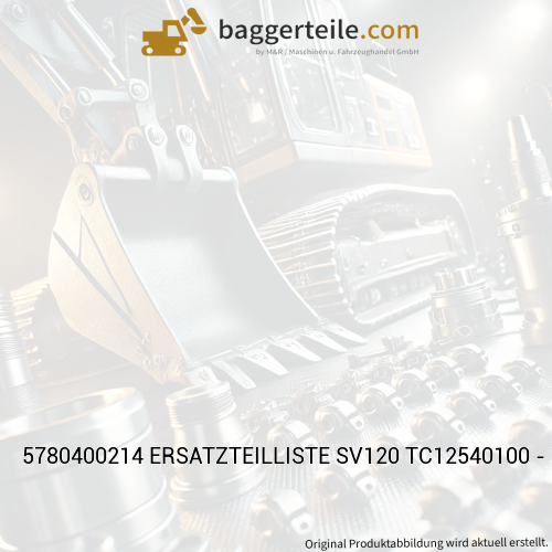 5780400214 ERSATZTEILLISTE SV120 TC12540100 - XXXX
