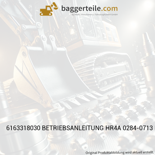 6163318030 BETRIEBSANLEITUNG HR4A 0284-0713 DE