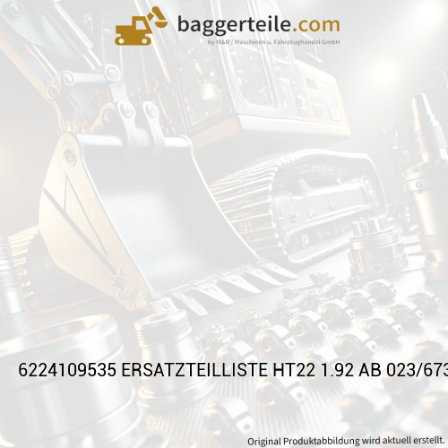 6224109535 ERSATZTEILLISTE HT22 1.92 AB 023/6738