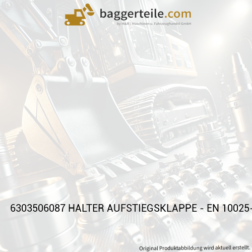 6303506087 HALTER AUFSTIEGSKLAPPE - EN 10025-2 - S355J2C+N -
