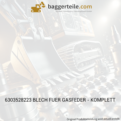 6303528223 BLECH FUER GASFEDER - KOMPLETT