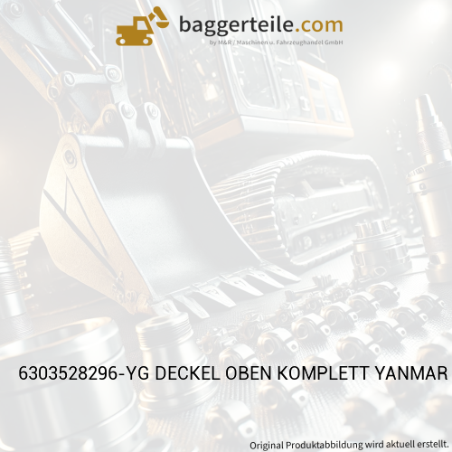 6303528296-YG DECKEL OBEN KOMPLETT YANMAR GELB