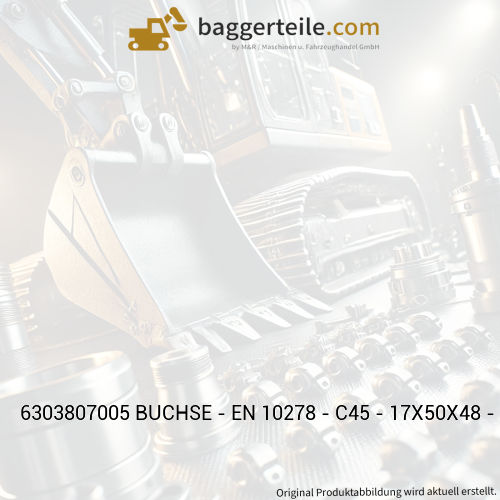 6303807005 BUCHSE - EN 10278 - C45 - 17X50X48 - VERZINKT