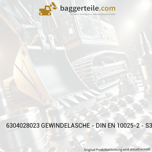 6304028023 GEWINDELASCHE - DIN EN 10025-2 - S355J2+N - 8X45X6