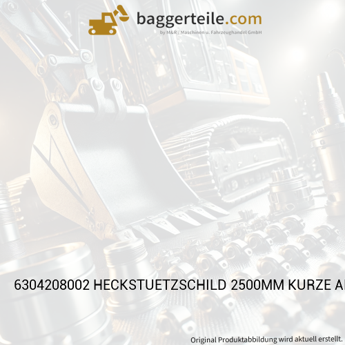 6304208002 HECKSTUETZSCHILD 2500MM KURZE ANLENKUNG - SCHWEISS