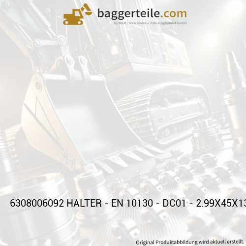 6308006092 HALTER - EN 10130 - DC01 - 2.99X45X134.3 - VERZINK