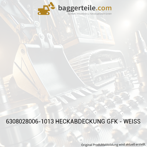 6308028006-1013 HECKABDECKUNG GFK - WEISS