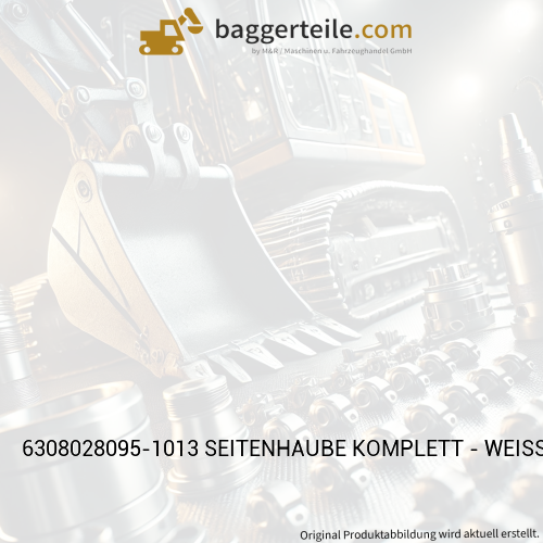 6308028095-1013 SEITENHAUBE KOMPLETT - WEISS