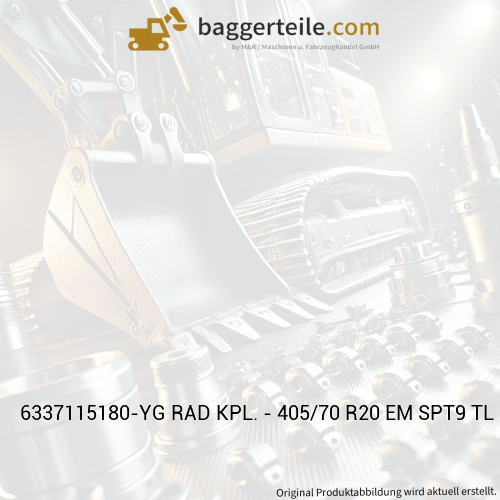6337115180-YG RAD KPL. - 405/70 R20 EM SPT9 TL - DUNLOP - GELB