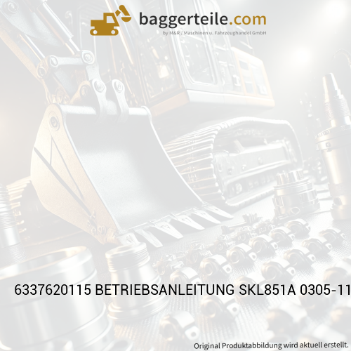 6337620115 BETRIEBSANLEITUNG SKL851A 0305-1169 DE