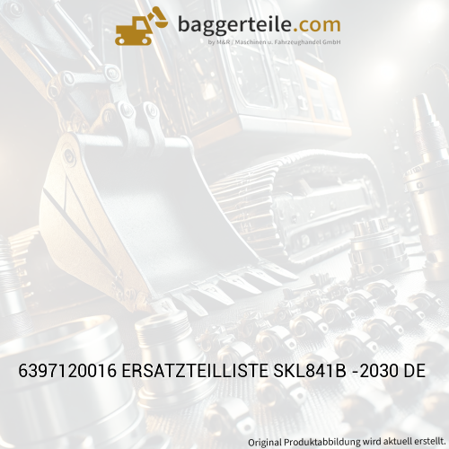 6397120016 ERSATZTEILLISTE SKL841B -2030 DE