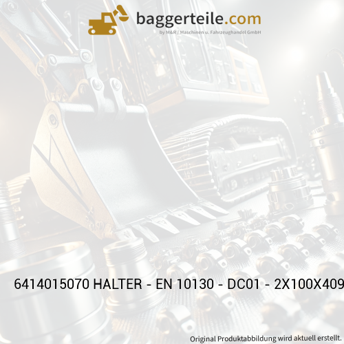 6414015070 HALTER - EN 10130 - DC01 - 2X100X409 - VERZINKT