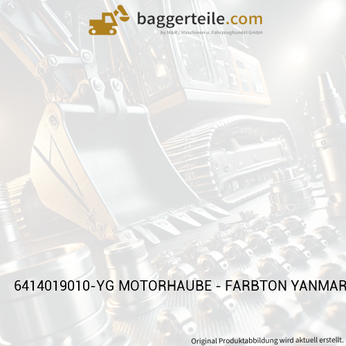 6414019010-YG MOTORHAUBE - FARBTON YANMAR-GELB
