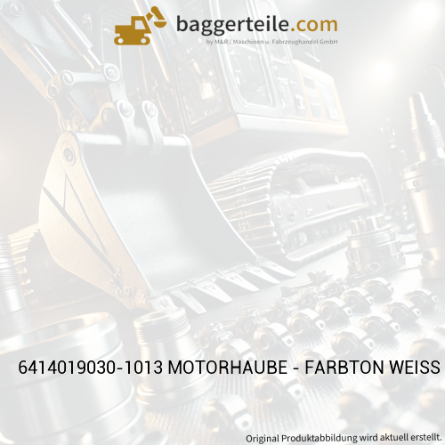 6414019030-1013 MOTORHAUBE - FARBTON WEISS
