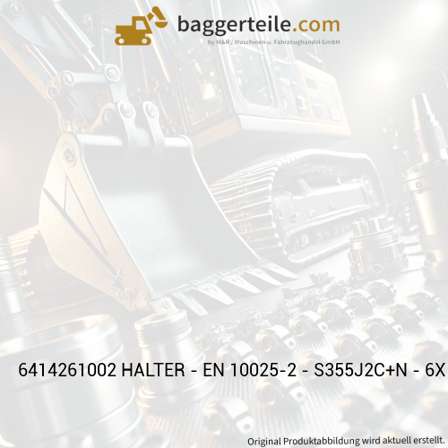6414261002 HALTER - EN 10025-2 - S355J2C+N - 6X175X255 - VERZ