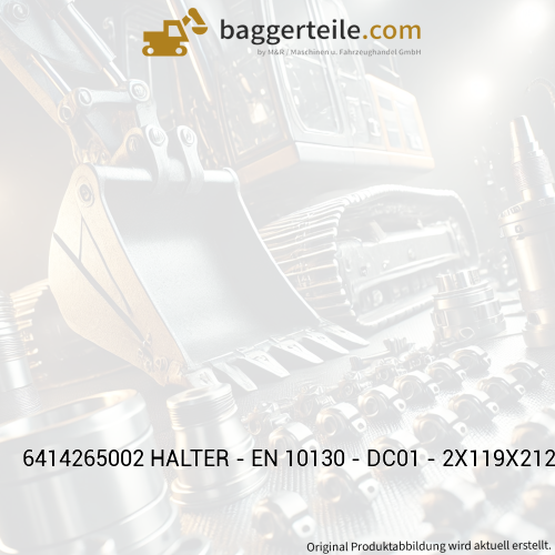 6414265002 HALTER - EN 10130 - DC01 - 2X119X212 - VERZINKT