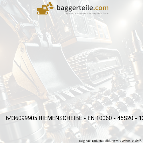 6436099905 RIEMENSCHEIBE - EN 10060 - 45S20 - 134X24 - VERZIN