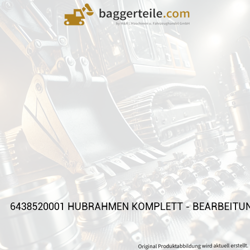 6438520001 HUBRAHMEN KOMPLETT - BEARBEITUNGSZEICHNUNG