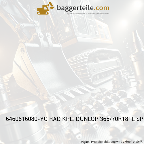 6460616080-YG RAD KPL. DUNLOP 365/70R18TL SPT9 - GELB