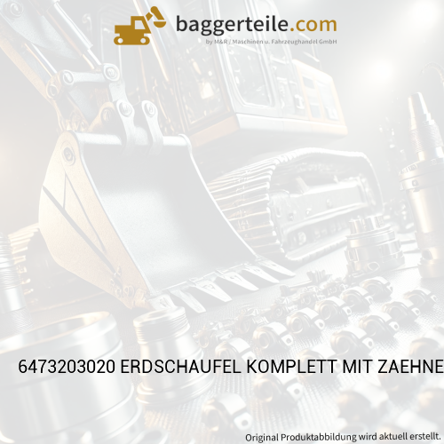 6473203020 ERDSCHAUFEL KOMPLETT MIT ZAEHNEN - 1850 MM - 0.8 C