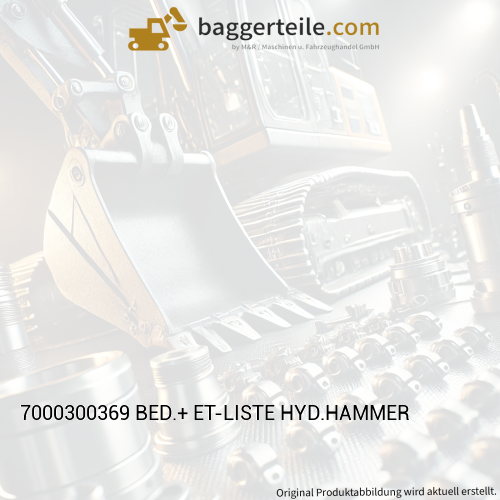 7000300369 BED.+ ET-LISTE HYD.HAMMER