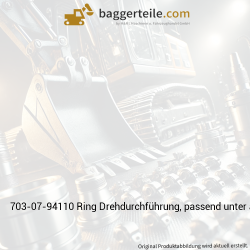 703-07-94110 Ring Drehdurchführung, passend unter anderen für Komatsu PC30-6F, 7030794110