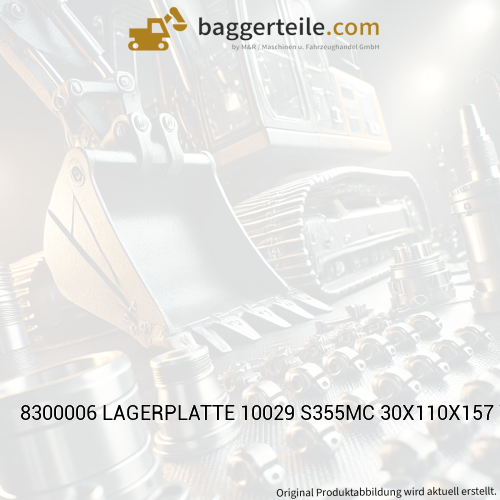 8300006 LAGERPLATTE 10029 S355MC 30X110X157 Y