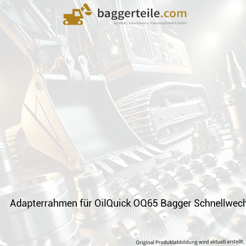 Adapterrahmen für OilQuick OQ65 Bagger Schnellwechsler