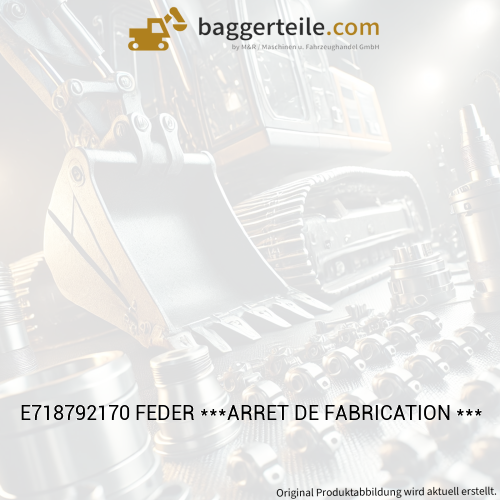 E718792170 FEDER ***ARRET DE FABRICATION ***