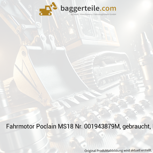 Fahrmotor Poclain MS18 Nr. 001943879M, gebraucht, Bomag BW161AD-2, BW202AD-2, BW202ADH-2