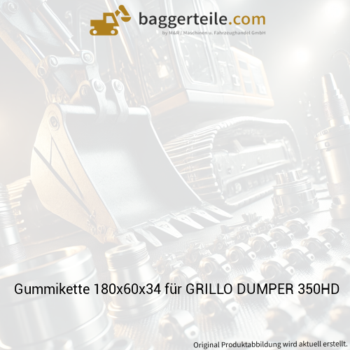 Gummikette 180x60x34 für GRILLO DUMPER 350HD