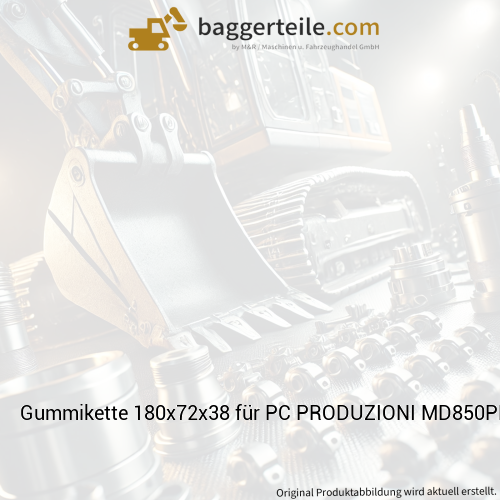 Gummikette 180x72x38 für PC PRODUZIONI MD850PRO