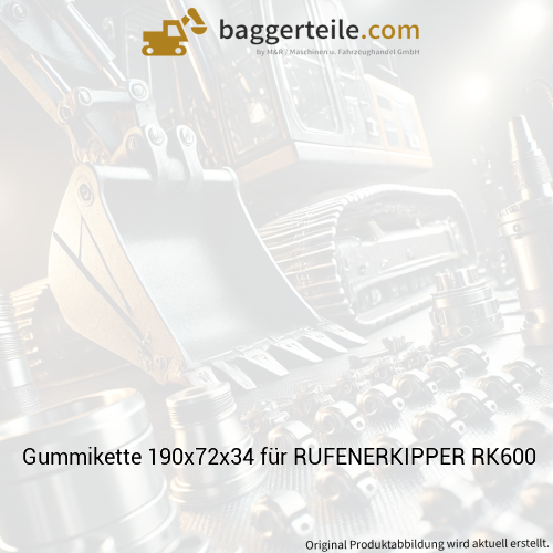 Gummikette 190x72x34 für RUFENERKIPPER RK600