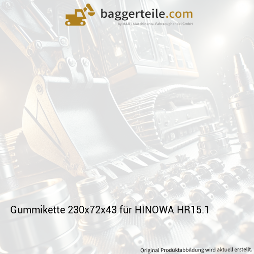 Gummikette 230x72x43 für HINOWA HR15.1