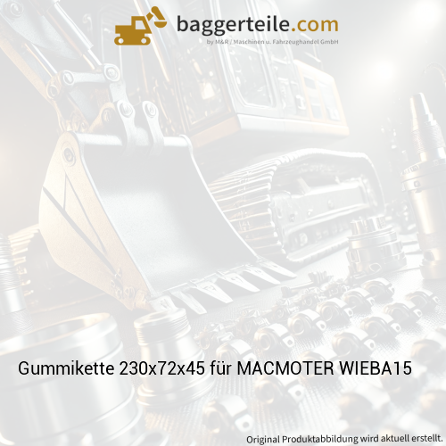 Gummikette 230x72x45 für MACMOTER WIEBA15