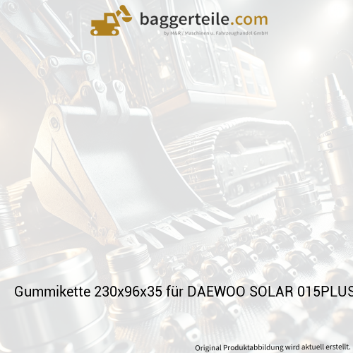 Gummikette 230x96x35 für DAEWOO SOLAR 015PLUS