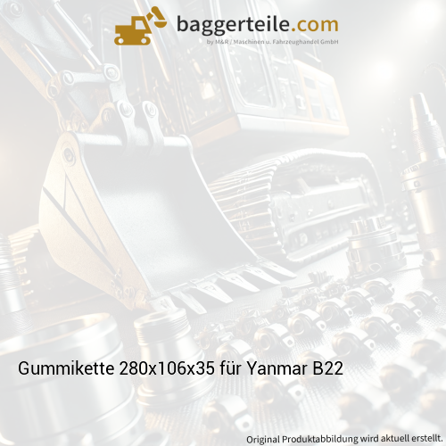 Gummikette 280x106x35 für Yanmar B22