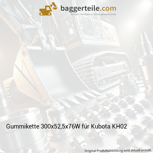 Gummikette 300x52,5x76W für Kubota KH02