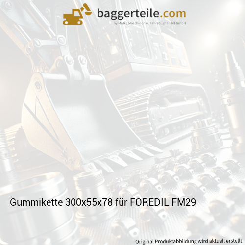 Gummikette 300x55x78 für FOREDIL FM29