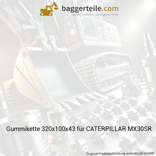 Gummikette 320x100x43 für CATERPILLAR MX30SR