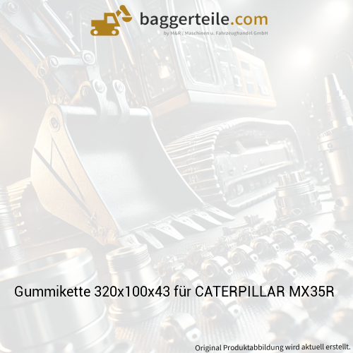Gummikette 320x100x43 für CATERPILLAR MX35R