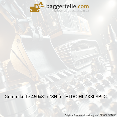 Gummikette 450x81x78N für HITACHI ZX80SBLC