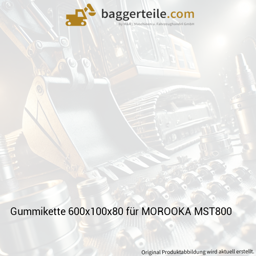 Gummikette 600x100x80 für MOROOKA MST800